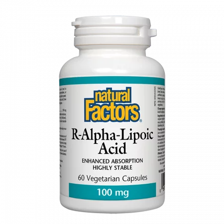 R-Alpha-Lipoic Acid/ Алфа-липоева киселина (R-форма) 100 mg x 60 капсули