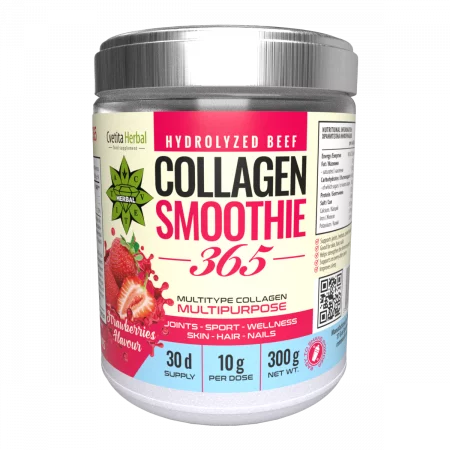 Колаген Смути 365 Ягода | Collagen Smoothie 365 Strawberry - 300 g