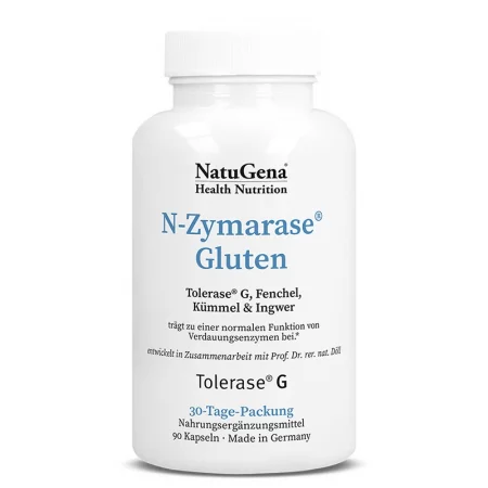 N-Zymarase® Gluten (ензимен комплекс при глутенова непоносимост), 90 капсули