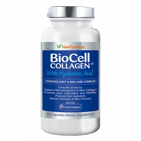 BioCell Collagen® with Hyaluronic Acid - Биосел Колаген, 500 mg x 60 капсули