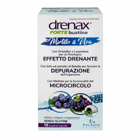 Drenax® Forte+ Боровинка и Гроздово семе (против задържане на течности), 15 сашета