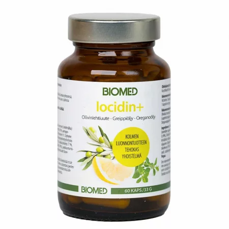 Имунитет - Iocidin+ Маслина, грейпфрут и риган, 60 капсули