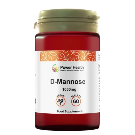 D-Маноза – При цистит и дискомфорт в пикочните пътища, 1000 mg, 60 таблетки