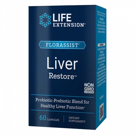 Florassist® Liver Restore/ Пробиотик в подкрепа на черния дроб х 60 капсули