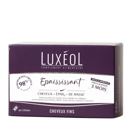 Формула за гъста и здрава коса с колагенови пептиди, билки и витамини – 90 капсули