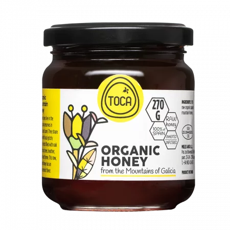 Organic Honey from the Mointains of Galicia - Био планински мед, 270 g