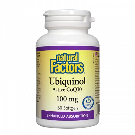 Ubiquinol Active CoQ10/ Убиквинол Активен Коензим 100 mg x 60 софтгел капсули