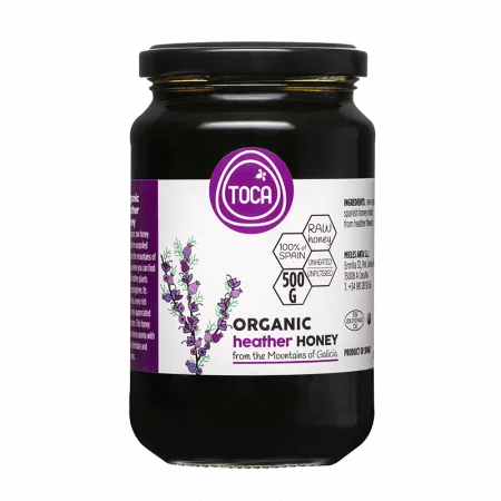 Organic Heather Honey - Био мед от цвят на пирен (хедър), 500 g