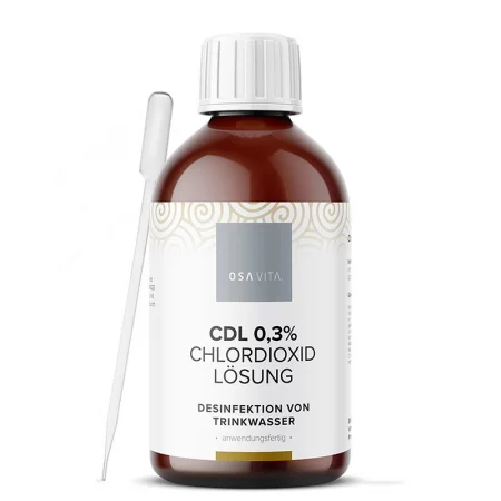 Хлорен диоксид (CDL) 0,3% – Разтвор за дезинфекция на питейна вода, 250 ml