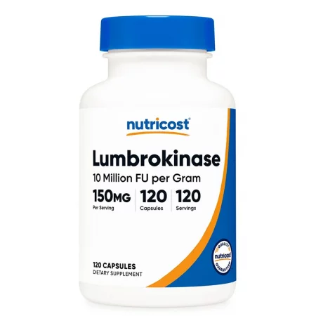 Лумброкиназа – Сърдечно-съдово здраве и добро кръвообращение, 150 mg, 120 капсули