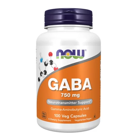 GABA – Спокойствие, релакс и емоционален баланс, 750 mg, 100 капсули