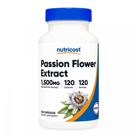 Стрес и напрежение - Пасифлора (Passion Flower Extract ), 375 mg х120 капсули