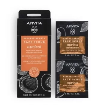 АПИВИТА ЕКСПРЕСНА КРАСОТА Нежен ексфолиант за лице с кайсия 6х2х8 мл.