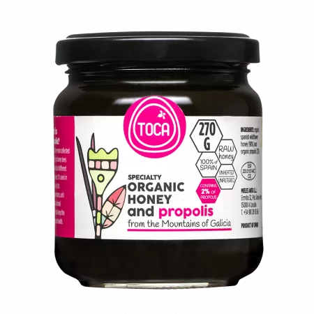 Био планински мед и прополис - Organic Honey and Propolis, 270 g