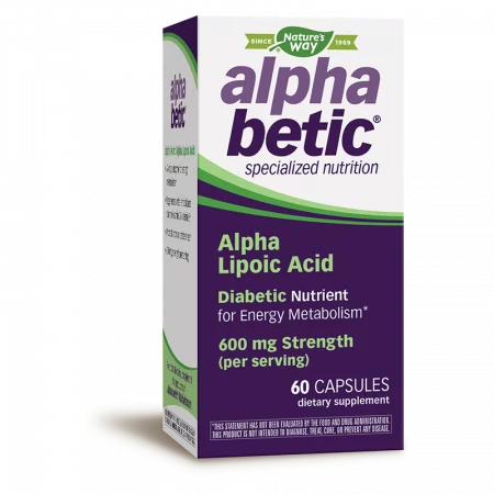 Алфа-липоева киселина Alpha betic® - Диабет и периферна невропатия, 200 mg, 60 капсули