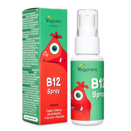 B12 Spray Junior - Витамин В12 за деца, Спрей за уста, 25 ml, 120 дози