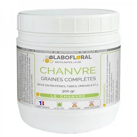 Конопено семе (небелено) – Източник на омега мастни киселини и фибри, 300 g