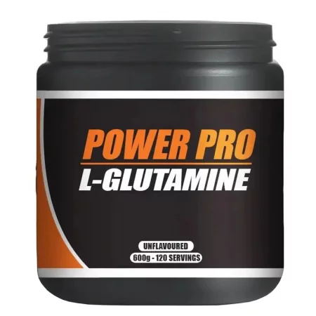 L-Глутамин Power Pro – Мускулно възстановяване и имунна подкрепа, 5000 mg, 600 g прах, 120 дози