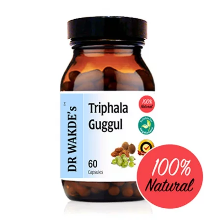 Трифала Гугул (Triphala Guggul) - При висок холестерол, затлъстяване и хемороиди, 60 капсули