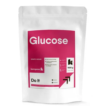 Глюкоза 120 g – Бърза енергия и възстановяване, 1500 g прах