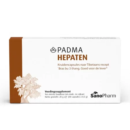 Padma Hepaten – Детоксикация и подкрепа за черния дроб, тибетска билкова формула, 40 капсули