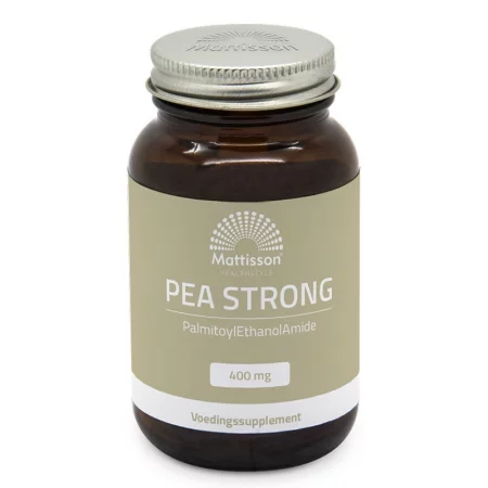 Срещу болка и възпаление - ПЕА (палмитоилетаноламид) - PEA Strong, 400 mg х 90 капсули