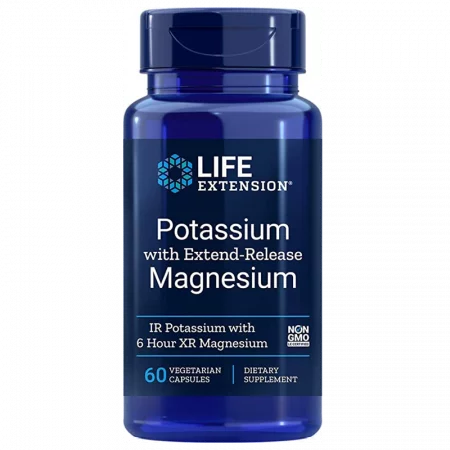 Potassium with Extend-Release Magnesium/ Калий и Магнезий с удължено освобождаване х 60 капсули