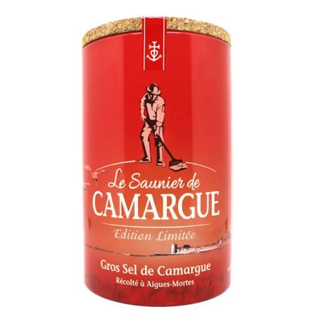 Едра морска сол Le Saunier de Camargue от Камарг, метална кутия, 1 kg