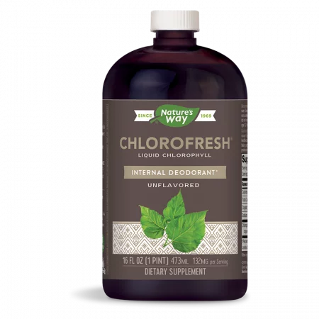 Хлорофреш® Течен Хлорофил – Детоксикация и свежест -Chlorofresh® Liquid Chlorophyll, 473 ml