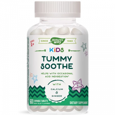 Детска формула за добро храносмилане - Kids Tummy Soothe, 60 дъвчащи таблетки