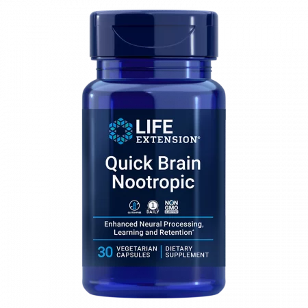 Quick Brain Nootropic/ За силна памет и коцентрация х 30 капсули