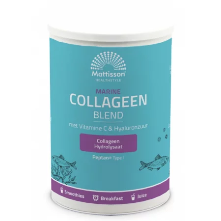 Рибен колаген тип I с витамин С и Хиалуронова киселина - Marine Collagen Peptan, 300 g