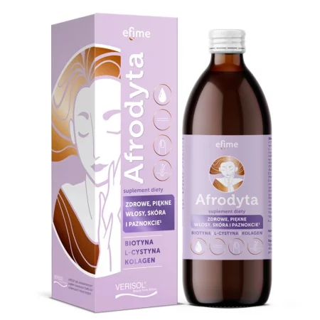 Афродита (течна формула за коса, кожа и нокти), 500 ml