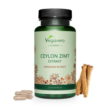 Ceylon Zimt Extrakt / Цейлонска канела екстракт, 120 капсули, 100% Vegan