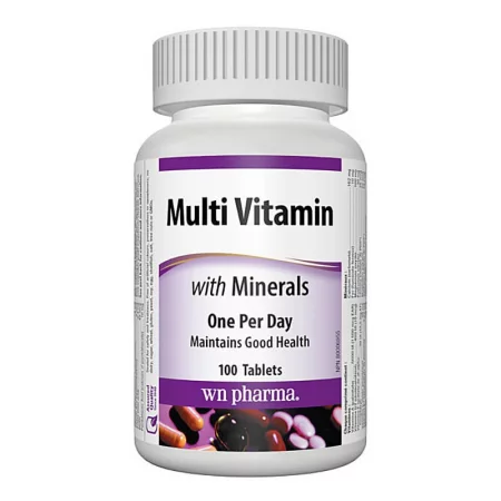 Multi Vitamin with Minerals - Мултивитамини + минерали, 100 таблетки