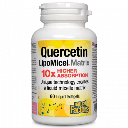 Кверцетин LipoMicel Matrix 10 X Higher Absorption, 250 mg x 60 софтгел капсули