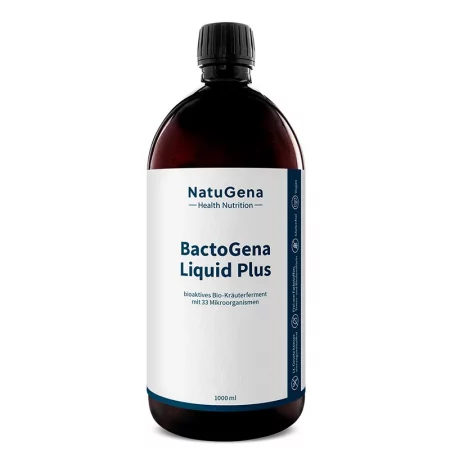 BactoGena – Био билков фермент с 25 милиарда пробиотици от 33 щама, 1000 ml