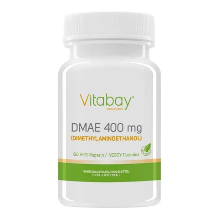 DMAE (Dimethylaminoethanol) - ДМАЕ (Диметиламиноетанол) 400 mg, 60 капсули