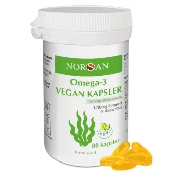 НОРСАН ОМЕГА-3 ВЕГАН КАПСУЛИ Х80