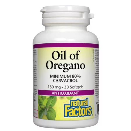 Oil of Oregano Organic/ Риган (масло) 180 mg x 30 софтгел капсули