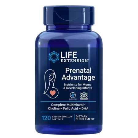 Prenatal Advantage - Мултивитамини за бременни и кърмачки, 120 софтгел капсули