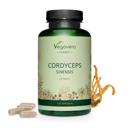 Cordyceps Sinensis Extrakt / Кордицепс екстракт, 120 капсули, 100% Vegan