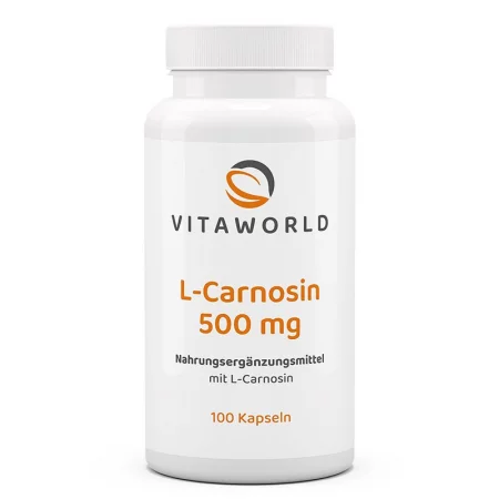 L-Карнозин 500 mg – Клетъчна защита и мозъчна функция, 100 капсули
