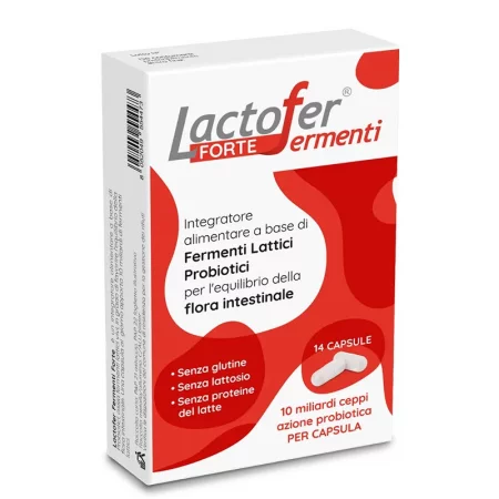 Пробиотик Lactofer® Форте - За чревен комфорт и имунна защита, 14 капсули