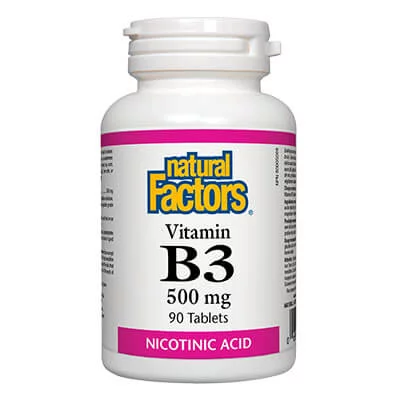 Vitamin B3/ Витамин В3 (никотинова киселина) 500 mg х 90 таблетки