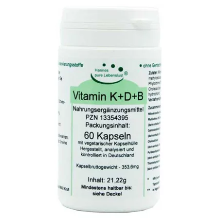 Vitamin K + D + B - Витамин K + D + B, 60 капсули