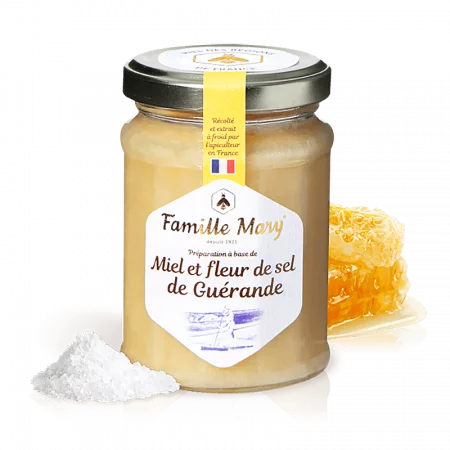 Honey & fleur de sel de Guérande - Мед и морска сол, 230 g