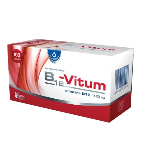 Витамин B12 – Енергия и здрава нервна система, 100 µg, 100 капсули