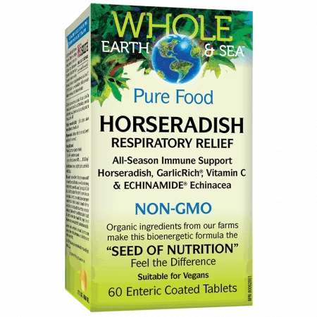 Horseradish Respiratory Relief Whole Earth & Sea®/ Хрян Комплекс х 60 таблетки