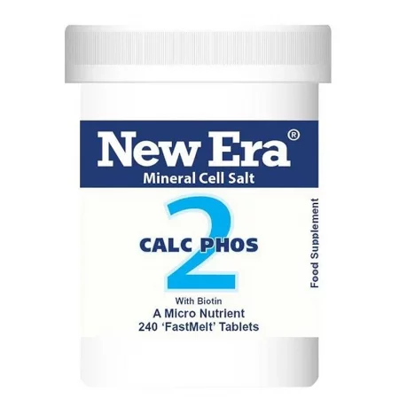 Минерална сол №2 Калциев фосфат с Биотин – Здрави зъби и балансирано храносмилане, 240 бързоразтворими таблетки